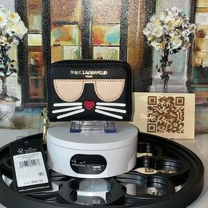 Karl Lagerfeld Paris Choupette Zip-Around Wallet – NWT